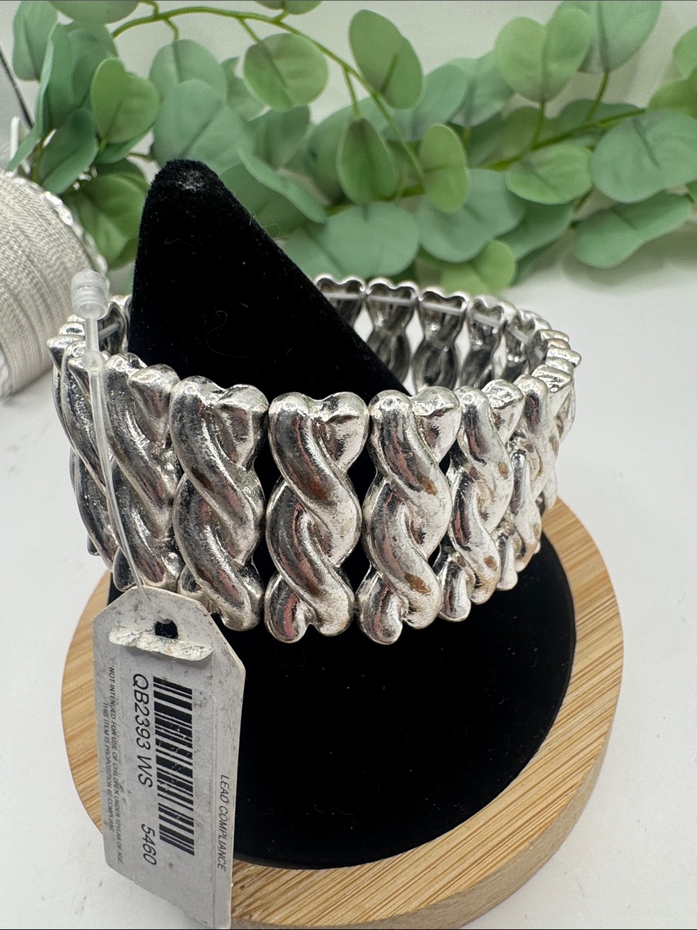 Pomina Silver-Tone Statement Stretch Bracelet (BR 1616/1 ov) - Picture 4 of 7